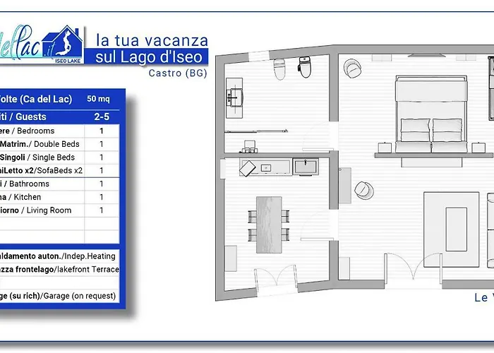 Ca Del Hébergement de vacances Castro (Lombardy)